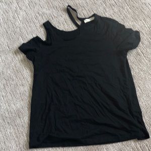 Casual torn up, one shoulder t-shirt (never worn)